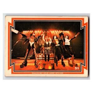 KISS Band 1978 Vintage Trading Card Aucoin MGT 51